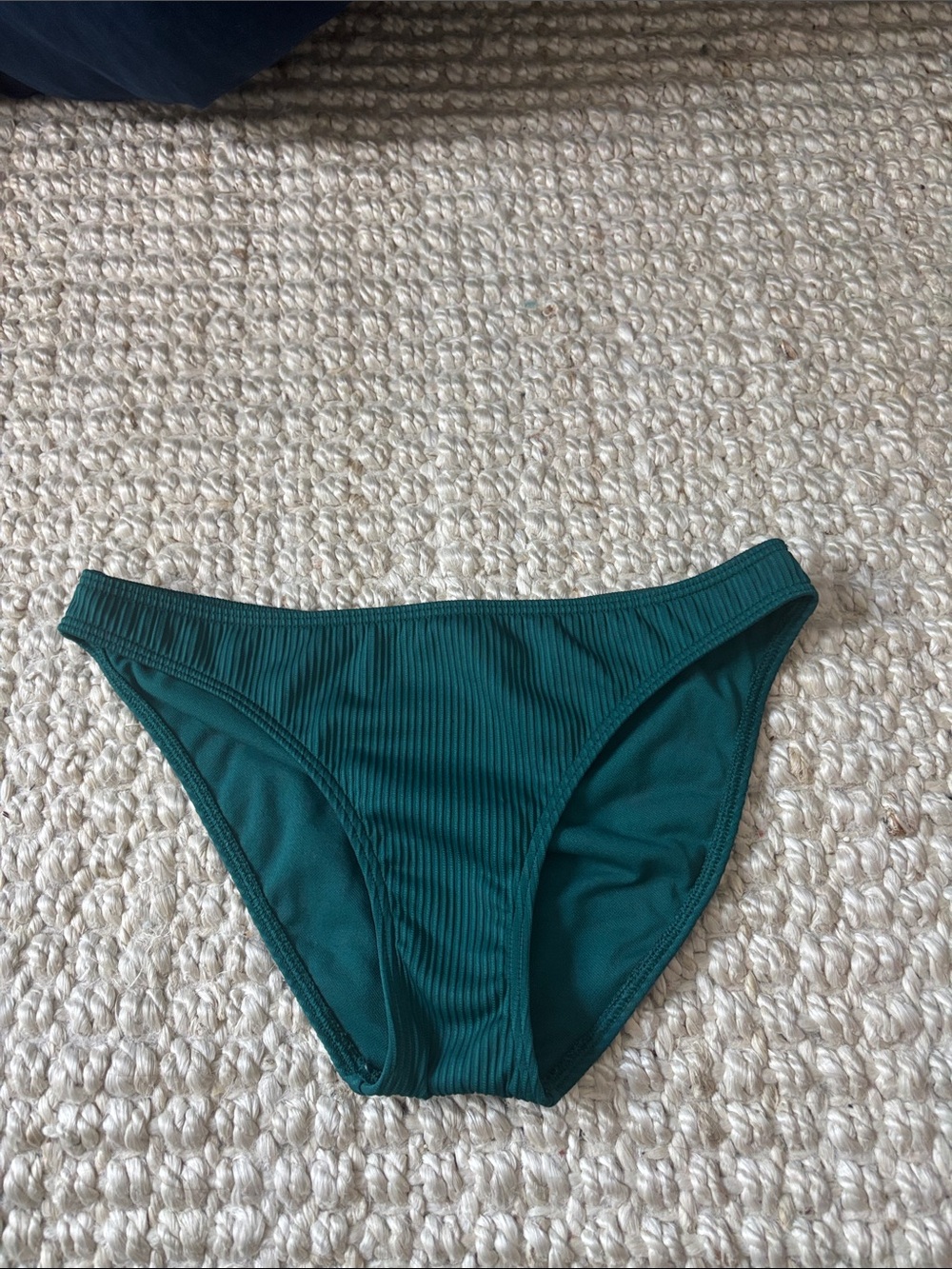 Women’s Emerald Green Ribbed Bikini Bottom - holister